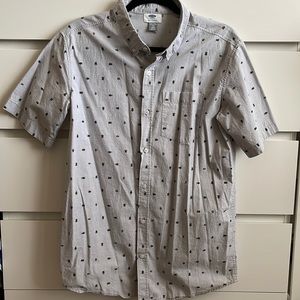 Bug pattern button up shirt 🪲🐞